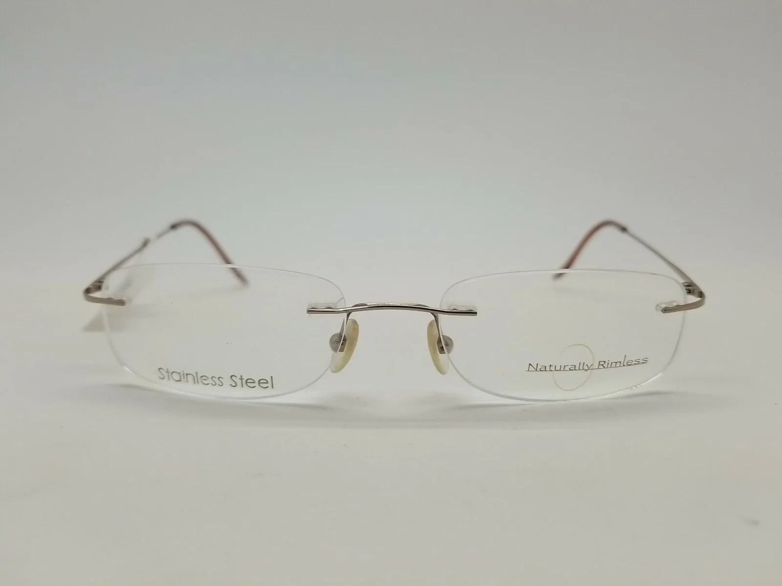 1 Unit NEW Naturally Rimless Champ Prescription Eyeglasses Frame 50-17-135 #398