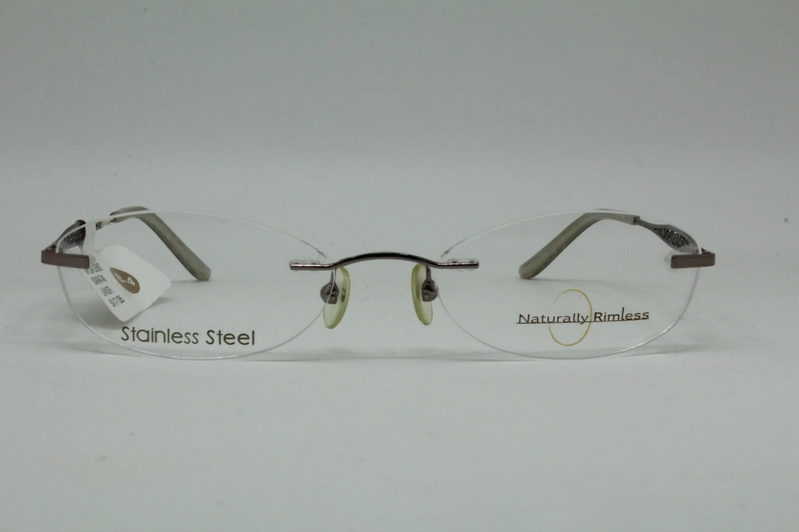 1 Unit New NATURALLY RIMLESS EYEGLASS FRAMES PRESCRIPTION WOMEN 50/17/135 #109