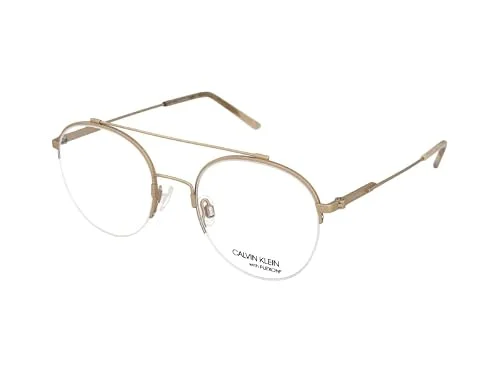 Calvin Klein Round Rimless Eyeglasses