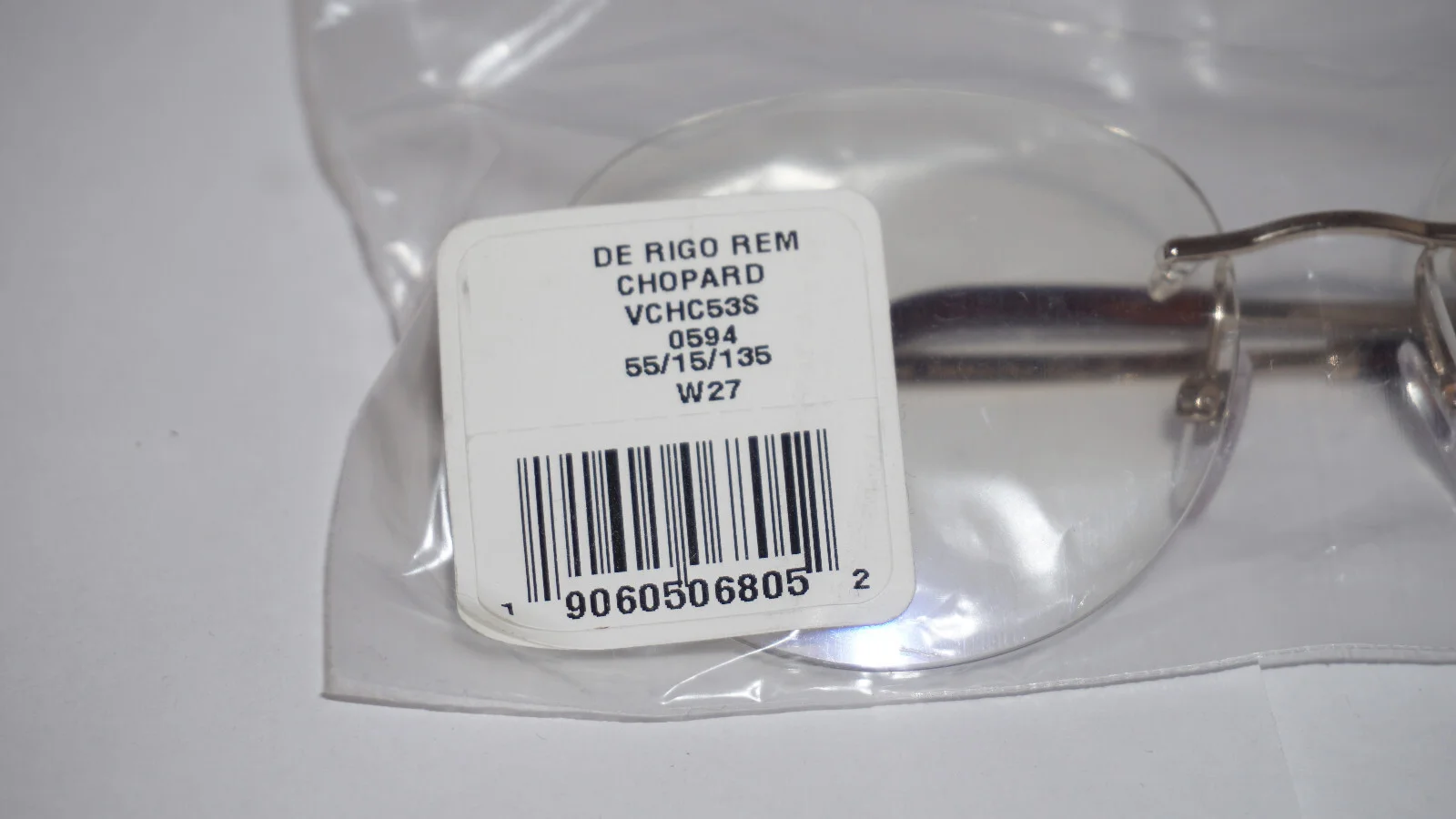 Chopard New Eyeglasses Round Rimless Gold VCHC53S 0594 53 15 135 2
