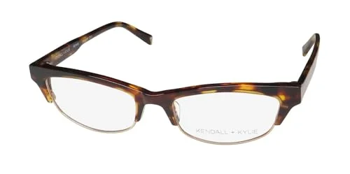 KAYLEE Eyeglasses Frames 52[]18 135 Semi Rimless Black