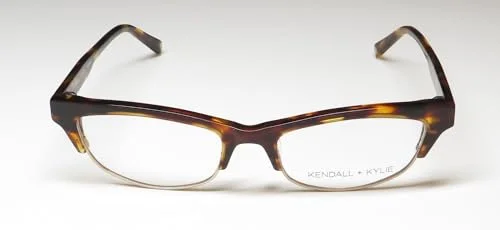 KAYLEE Eyeglasses Frames 52[]18 135 Semi Rimless Black 3