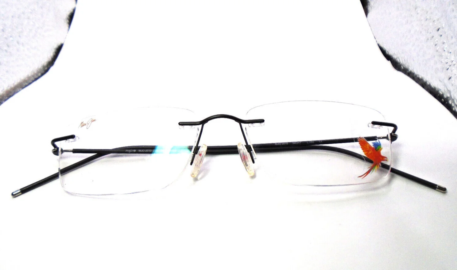 Maui Jim MJO 2010-33M Matte Black 54-17-150 Mens Rimless Eyeglasses Frames Japan