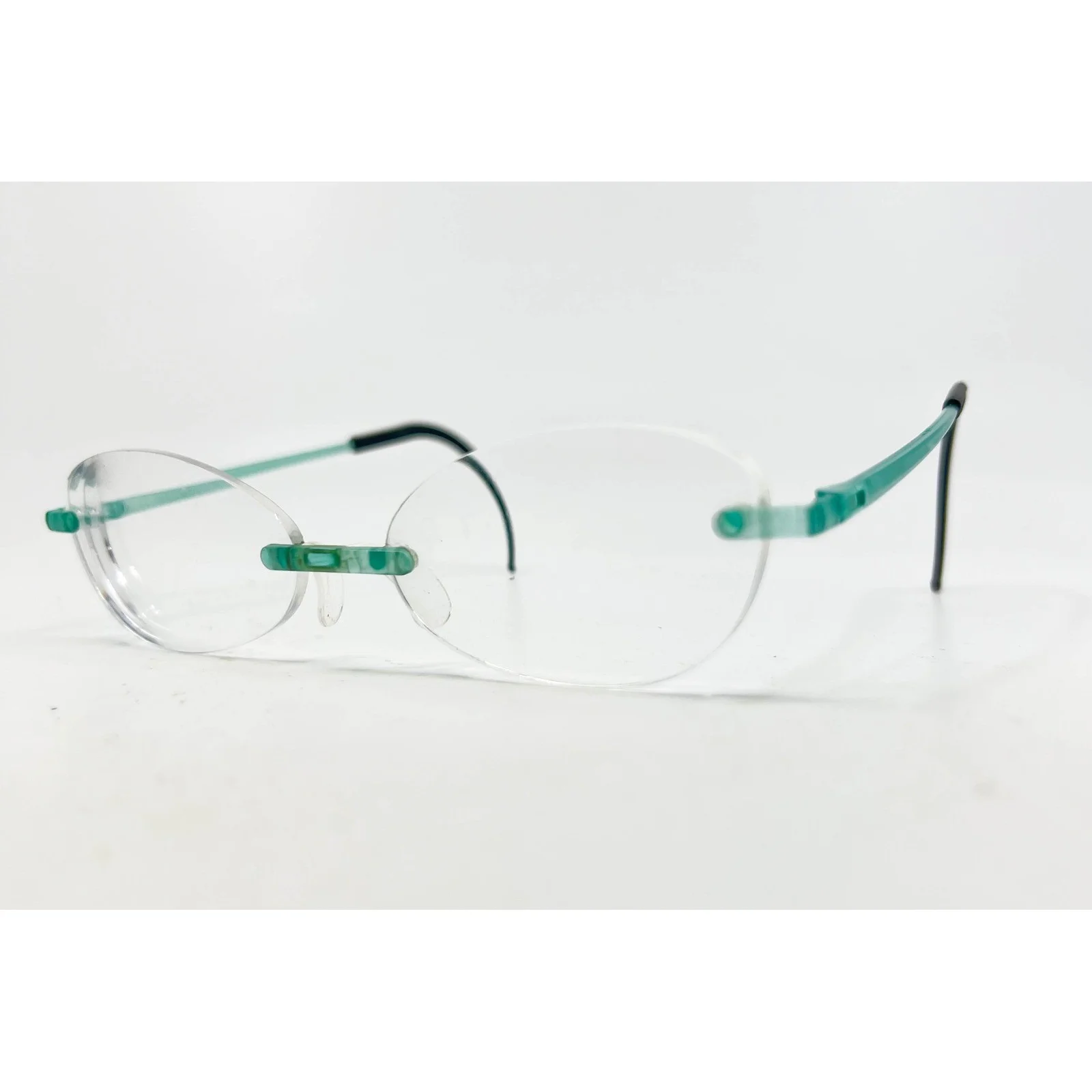 Naturally Rimless NR 343 Silver Eyeglass Frame 50-19-135 NWT 4