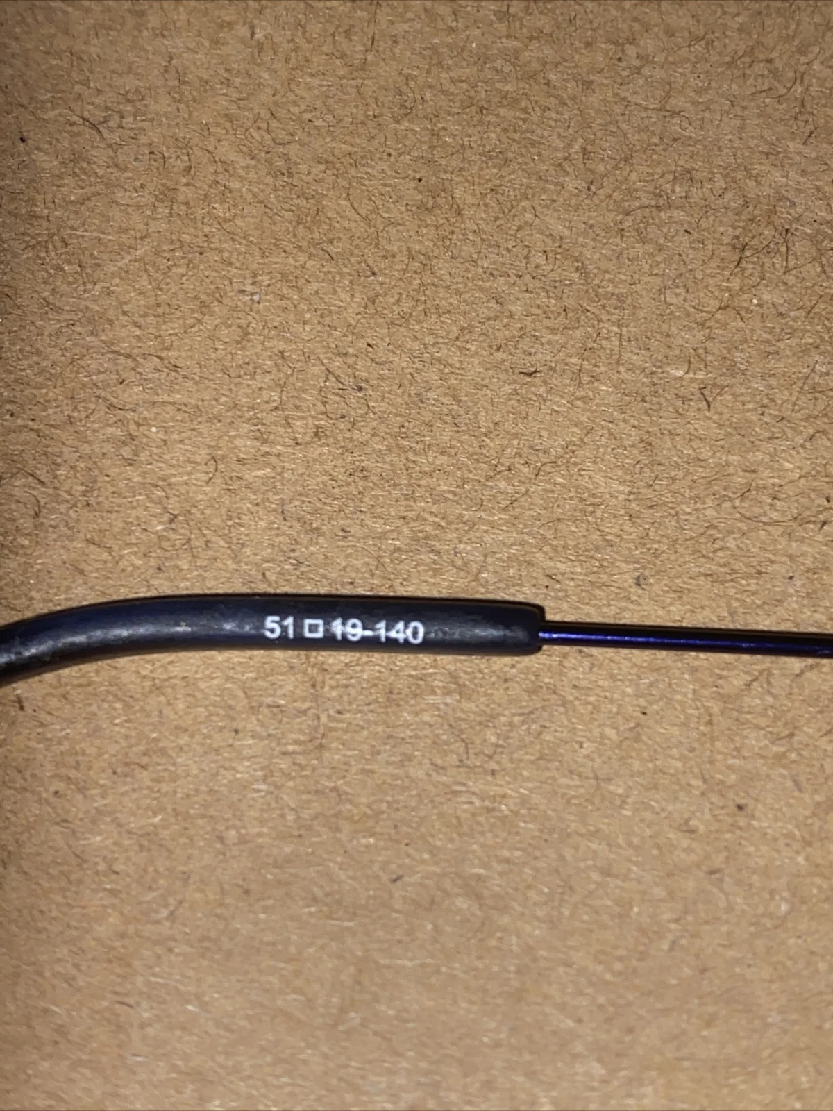 Naturally Rimless NR 374 Navy Rimless Eyeglass Frames 51 19 140 (B-33) 2