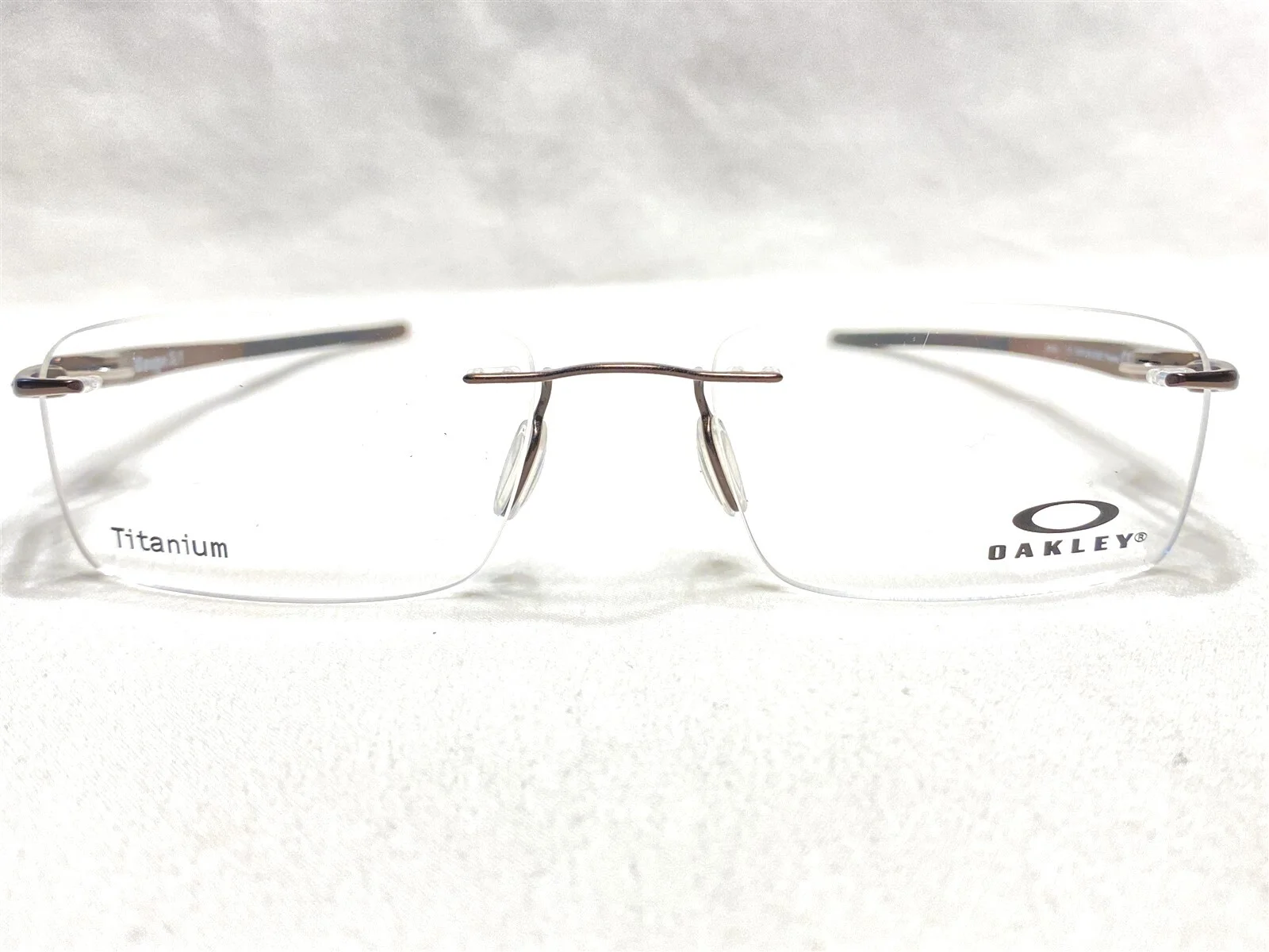 NEW Oakley Gauge 3.1 OX5126-0252 Mens Pewter Rimless Eyeglasses Frames 52/18~137 2