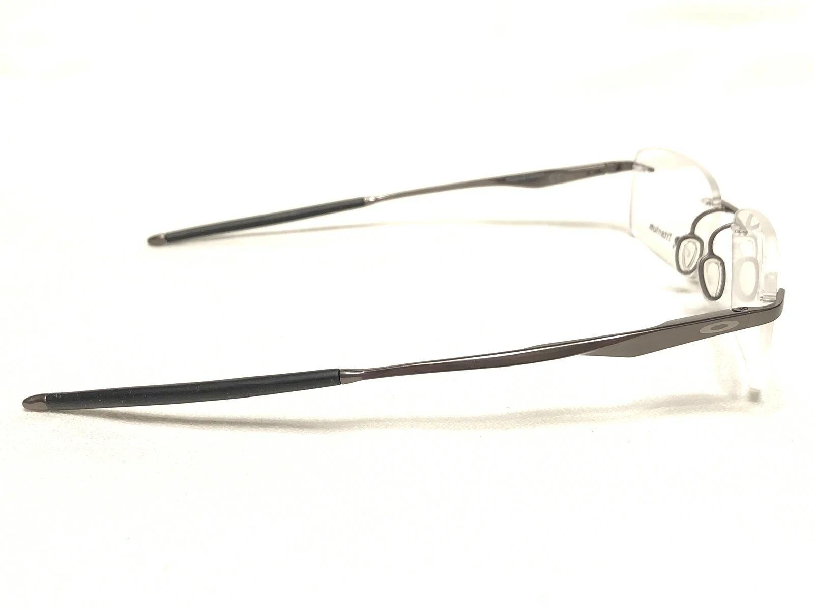 NEW Oakley Wingfold EVR OX5118-0353 Mens Cement Rimless Eyeglasses Frames 53/18 3