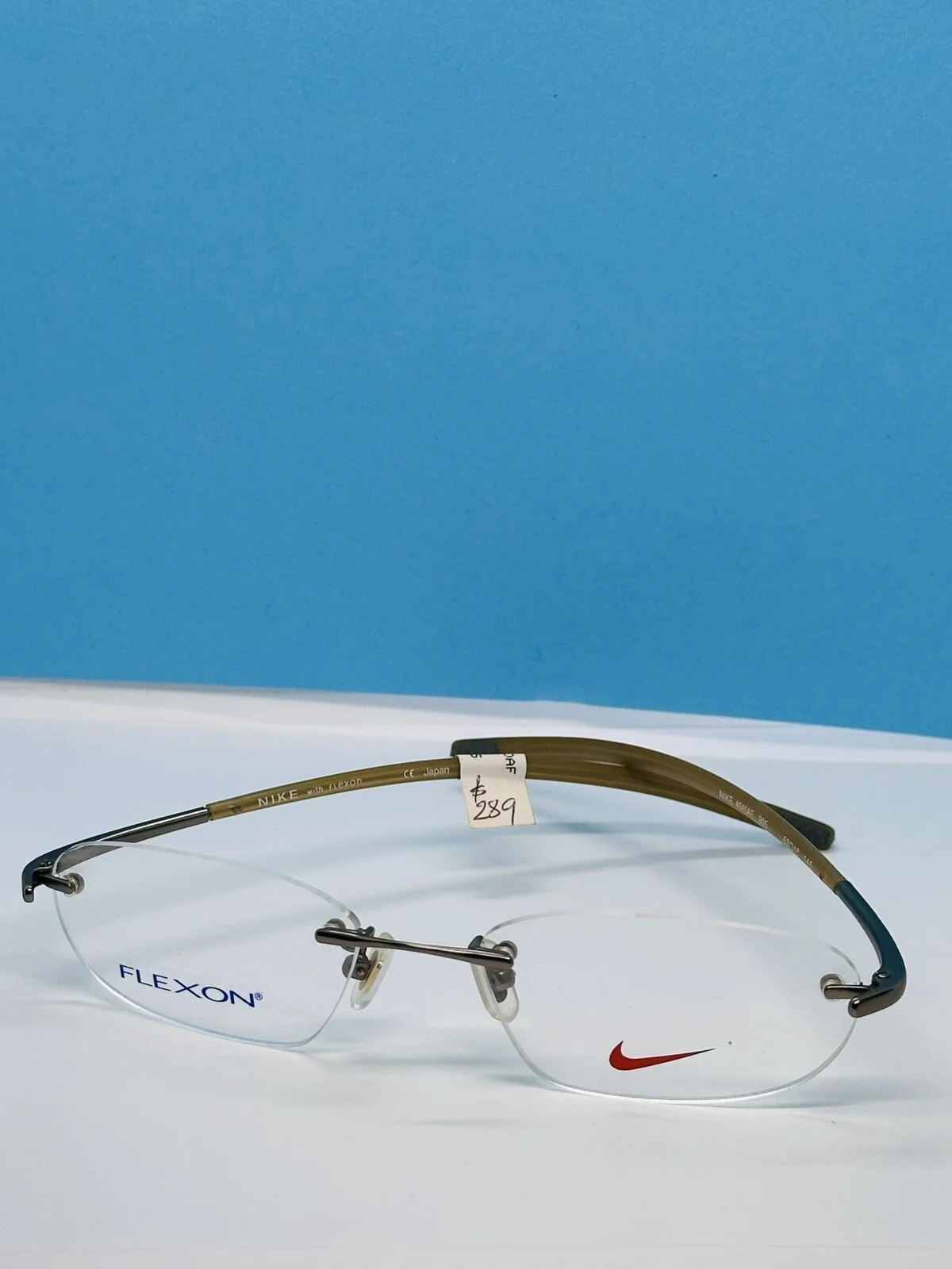 Nike Flexon 4040AF 905 Rimless Eyeglasses Frames 53-18-145mm New