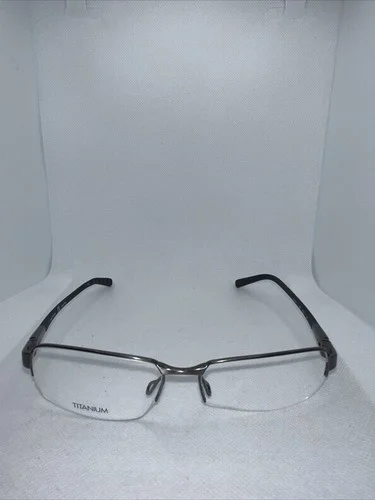Nike Titanium 6051 066 54/15 145 Men Rimless Eyeglass Frames T42