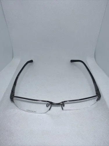 Nike Titanium 6051 066 54/15 145 Men Rimless Eyeglass Frames T42 2