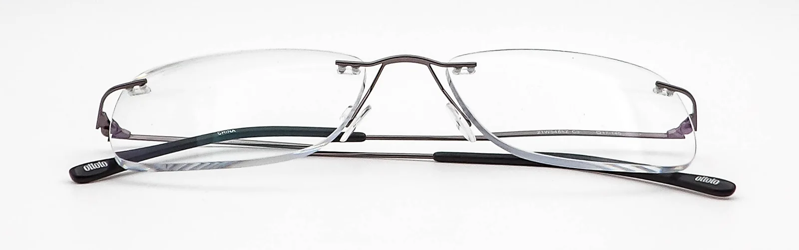 Ottoto Rimless Gunmetal 21W5485Z C3 Eyeglasses Frames 17-145 2