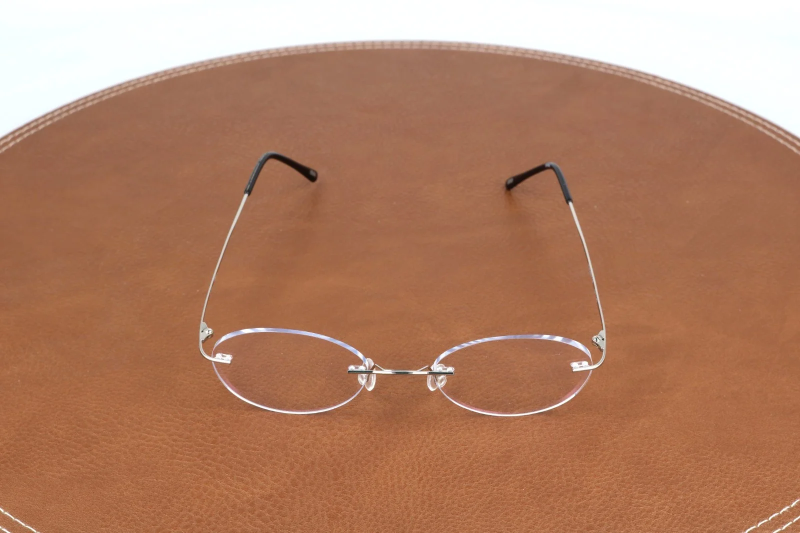 Ottoto Rimless Silver C2 Eyeglasses Frames 21W5485Z 17-145