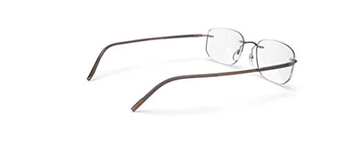 Silhouette 5540 70 6140 Titanium Brown Rimless Eyeglasses Frames 19 135 Austria 3