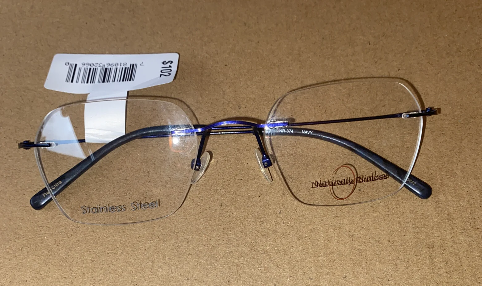 Zellini Lunettes ZL623 C1 23KGP Gold Plated Rimless Eyeglasses Frames 58-18-145 4